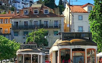 Trams in the streets, Lisbon, Portugal. Unsplash@Victor Malyushev