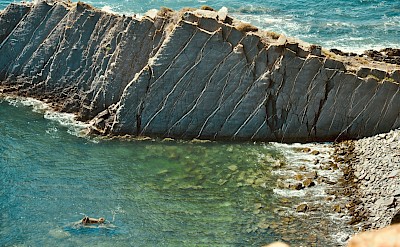 Unusual cliffs in Sagres, Portugal. Unsplash@Ze Maria