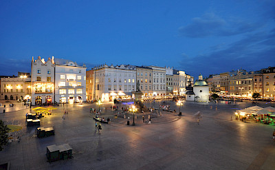 Main market square in Krakow, Poland. Flickr:Jorge Láscar