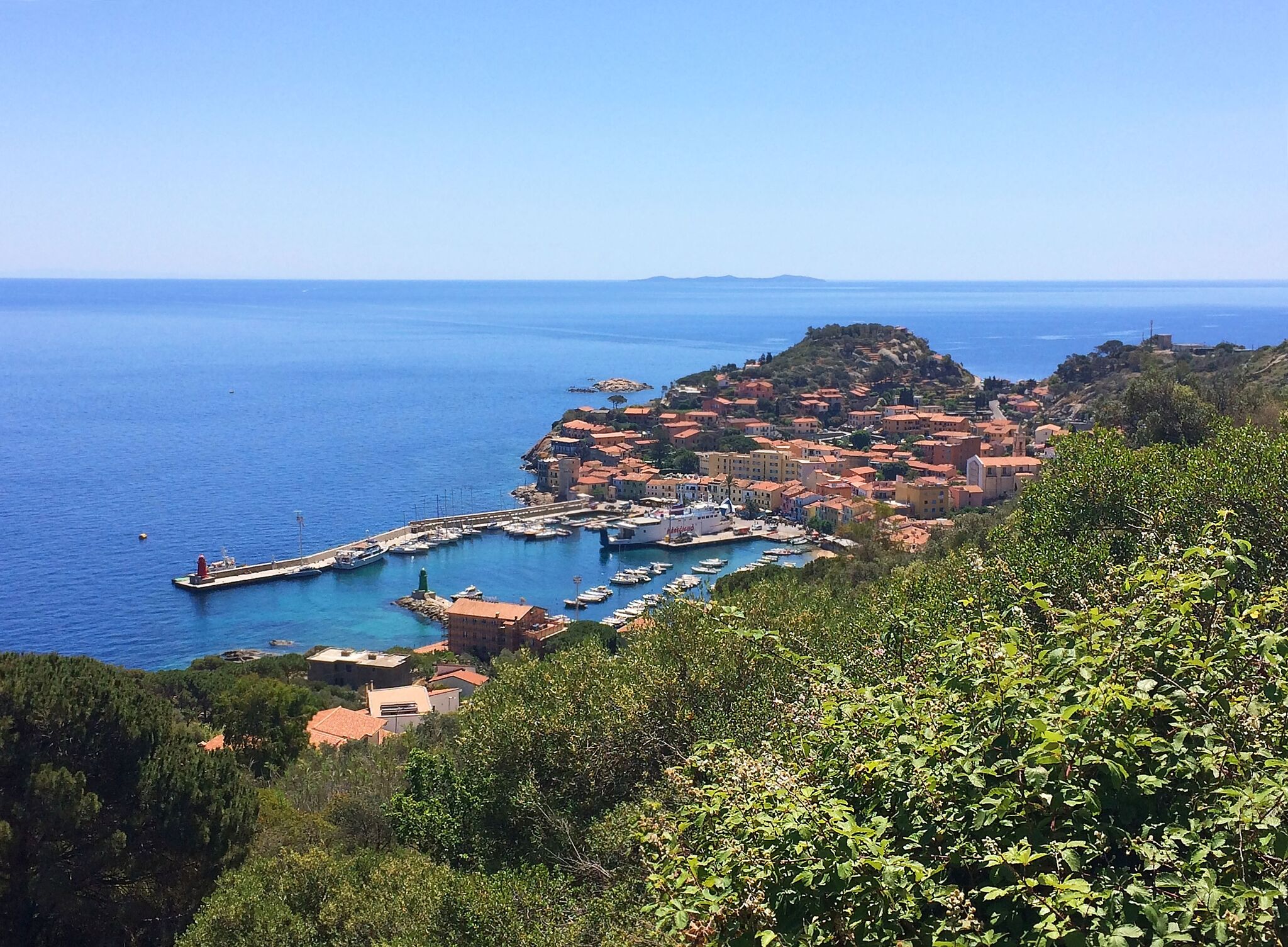 Island Off Tuscany Coast