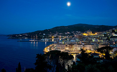 Porto Santo Stefano at night. Photo via Flickr:Theo K