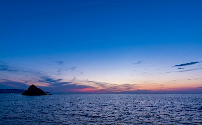 Sunset from Giglio, Italy. Unsplash@Francesco Baistrocchi