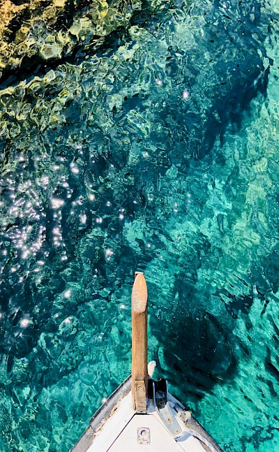 The ocean from above, Giglio, Italy. Unsplash@Federico Burgalassi