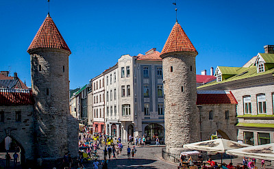 Towers welcome everyone into Tallinn, Estonia. Flickr:Mike Beales