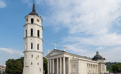 Cathedral and Bell Tower in Vilnius, Lithuania. Wikimedia Commons:Diliff