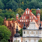 Cycling in the Baltics - Vilnius to Tallinn - View from St John's Bell Tower in Vilnius, Lithuania. Flickr:Sarunas Burdulis