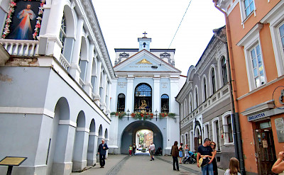 Gate in Vilnius, Lithuania. Flickr:Ulrika