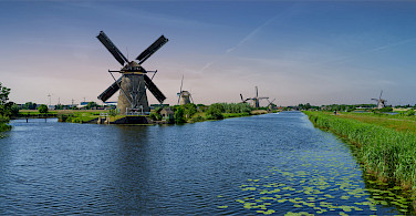 19 or so windmills make up Kinderdijk, the Netherlands. Photo via Flickr:Norbert Reimer