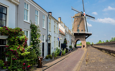 Windmill gate in Wijk bij Duurstede, Utrecht, the Netherlands. Flickr:Frans Berkelaar