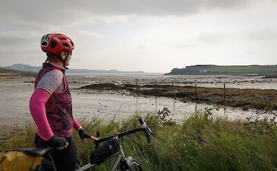 Looking at the view of Balcary Bay, Scotland. CC:Galloway Cycling Holidays