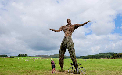Wicker Man in Dumfries and Galloway, Scotland. Photo via TO