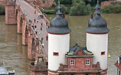 Bridge & gate in Heidelberg, Germany. ©TO