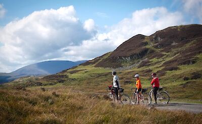 Taking a break to admire the view, Scotland. CC:Galloway Cycling Holidays