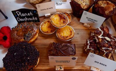 Selection of baked treats, Scotland. CC:Galloway Cycling Holidays