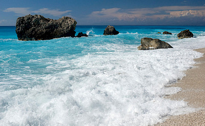 Kalamitsi Beach on Lefkada Island, Greece. CC:Ggia