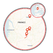 Discover the Dordogne E-Bike tour Map