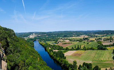 View from Chateau de Castelnaud, Dordogne, France. Photo via Flickr:Mike Locke 