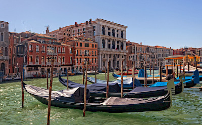 Gondolas in Venice, Veneto, Italy. ©Hollandfotograaf