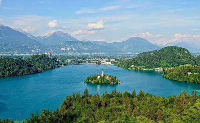 Lake Bled in Slovenia. Flickr:Hotice Hsu