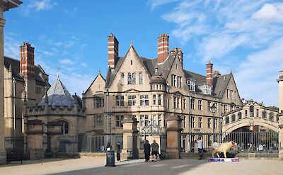 Bridge of Sighs panorama, Oxford, England. Unsplash:Genny Dimitrakopoulou