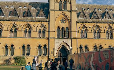 Entrance to Christ Church College, Oxford, England. Unsplash:Benjamin Elliott