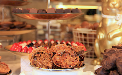 Chocolate shop in Bruges, Belgium. Flickr:Michela Simoncini
