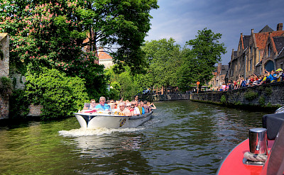 Canal tours in Brugge, Belgium. Flickr:Wolfgang Staudt