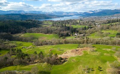 Hills around Lake Windermere, Lake District, England. Unsplash:Jonny Gios