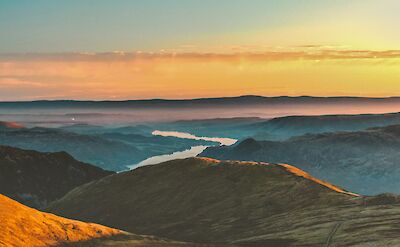 Sunset in Keswick, Lake District, England. Unsplash:Jonny Gios