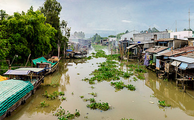 River life in Long Xuyen, Vietnam. Photo via Flickr:Jos Dielis