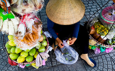 Street fruit in Saigon, Vietnam. Photo via Flickr:Nam Ng.