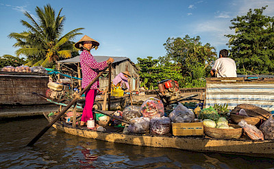 Floating markets is how one shops in Vietnam. Flickr:Phil Norton