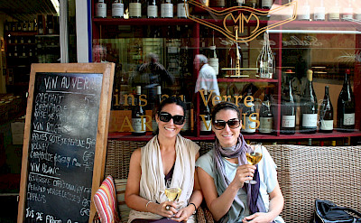 Enjoying the wine in Beaune, Burgundy, France. Flickr:Megan Mallen
