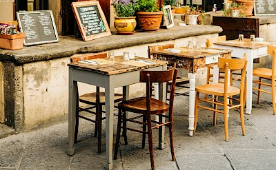 Outdoor dining, Tuscany, Italy. Unsplash@Gabriella Clare Marino