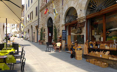 Street shopping in Tuscany, Italy. ©TO