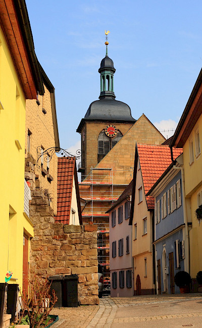 Lauffen am Neckar in the district of Heilbronn, Baden-Württemberg, Germany. Flickr:dmytrok