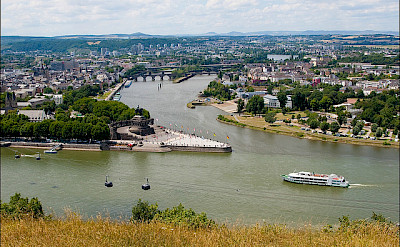 Rhine and Mosel Rivers in Koblenz, Germany. Flickr:Andre Zehetbauer
