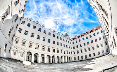 Courtyard of Bratislava Castle in Bratislava, Slovakia. Flickr:Kurt Bauschardt