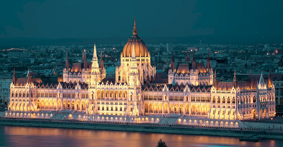 Parliament in Budapest, Hungary. Flickr:Keith Yahl