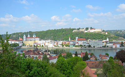 Bike tour starts in Passau along the Danube River in Bavaria, Germany. Flickr:sugarbear96