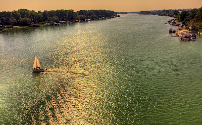 Sava River in Belgrade, Serbia. Wikimedia Commons:darkobajic