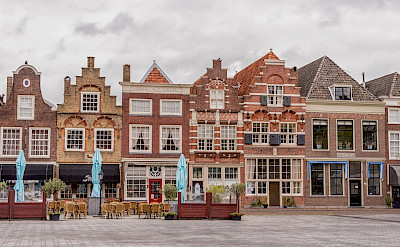 Gorgeous gables in Dordrecht on Statenplein in the Netherlands. Flickr:Paul van de Velde