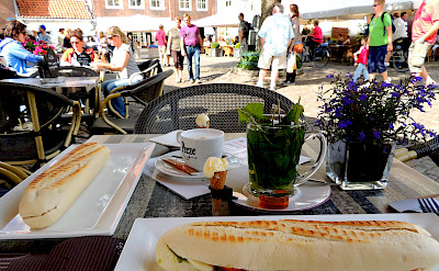 Lunch in Veere, Zeeland, the Netherlands. Flickr:David van der Mark