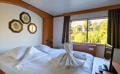 Double cabin - upper deck | Olympia | Bike & Boat Tour