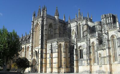 Buttresses of the Batalha Monastery in Portugal. Unsplash@Maria de Saudade Paiva