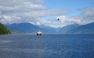 Boat ride between Bergen and Vik, Norway. Photo via TO.