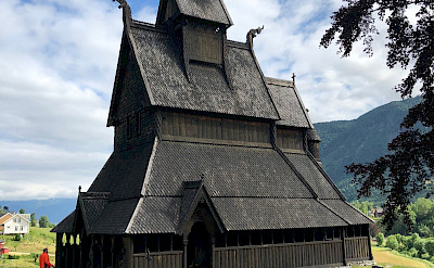 Fancy church in Hoppestad, Norway. Photo via TO.