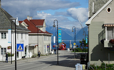 Center of Vik, Norway. Photo via TO.