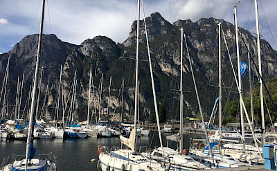 Boats awaiting sail on Lake Garda, Italy. Photo via TO