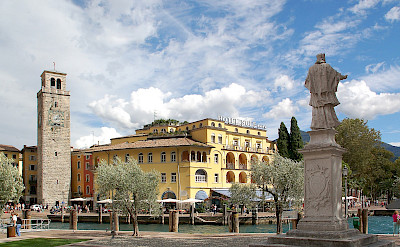 Hotel Sole in Riva del Garda along beautiful Lake Garda in Italy. Flickr:pixel teufel